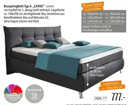 Zurbrüggen Boxspringbett typ a „lexos“ Angebot