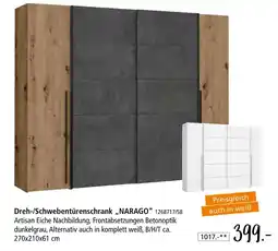 Zurbrüggen Dreh-/schwebetürenschrank „narago“ Angebot