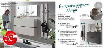 Zurbrüggen Voleo garderobenprogramm „unique“ Angebot