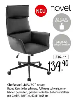 Zurbrüggen Novel chefsessel „mauro” Angebot