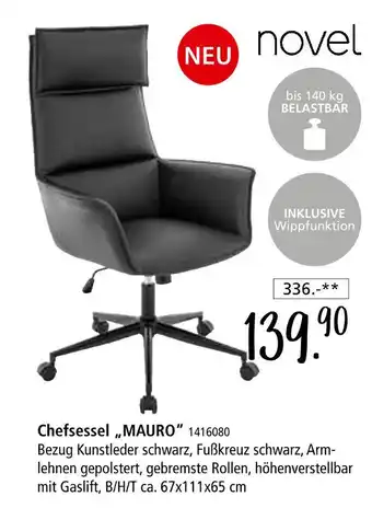Zurbrüggen Novel chefsessel „mauro” Angebot