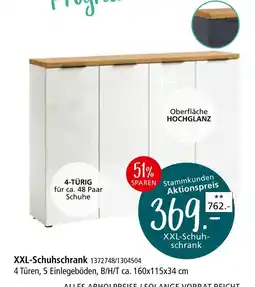 Zurbrüggen Xxl-schuhschrank Angebot