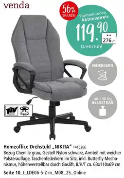 Zurbrüggen Venda homeoffice drehstuhl „nikita“ Angebot