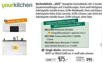 Zurbrüggen Yourkitchen küchenblöcke „jazz“ Angebot