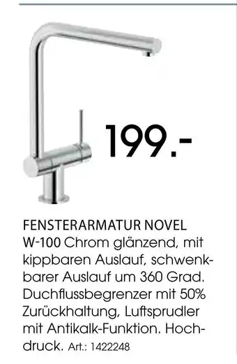 Zurbrüggen Novel fensterarmatur Angebot