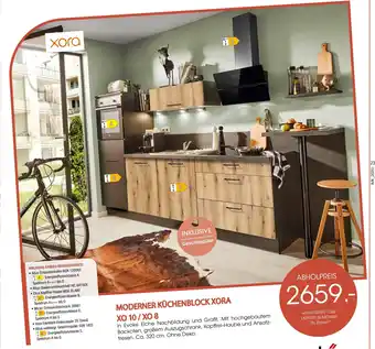 Zurbrüggen Xora moderner küchenblock xora xo 10 / xo 8 Angebot