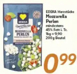 inkoop EDEKA Herzstücke Mozzarella Perlen Angebot