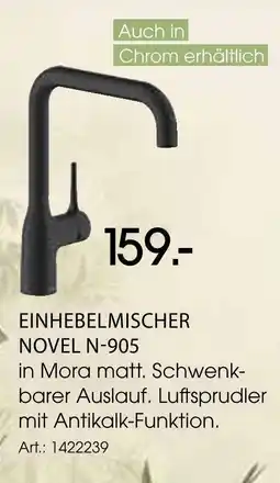 Zurbrüggen Einhebelmischer novel n-905 Angebot