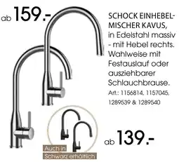 Zurbrüggen Schock einhebelmischer kavus Angebot
