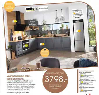 Zurbrüggen Nolte küchen & dieter knoll moderne landhaus-optik - küche nolte porto Angebot