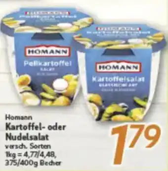 inkoop Homann Kartoffel- oder Nudelsalat Angebot