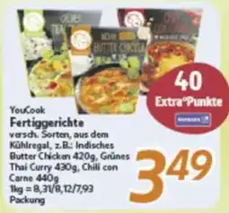 inkoop YouCook Fertiggerichte Angebot