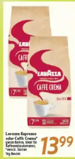 inkoop Lavazza Espresso oder Caffe Crema Angebot