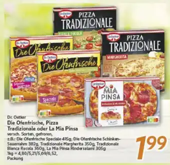 inkoop Dr. Oetker Die Ofenfrische, Pizza Tradizionale oder La Mia Pinsa Angebot