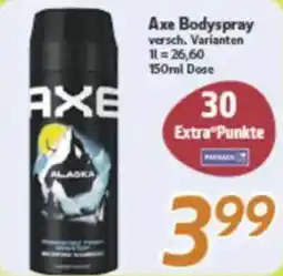 inkoop Axe Bodyspray Angebot