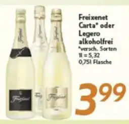 inkoop Freixenet Carta oder Legero alkoholfrei Angebot