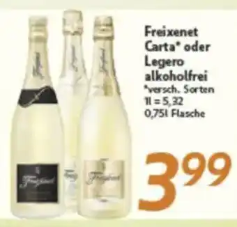 inkoop Freixenet Carta oder Legero alkoholfrei Angebot
