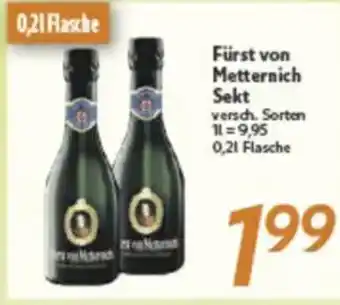 inkoop Fürst von Metternich Sekt Angebot