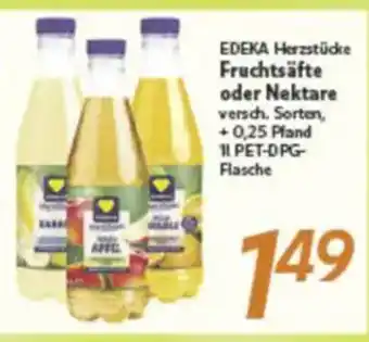 inkoop EDEKA Herzstücke Fruchtsäfte oder Nektare Angebot