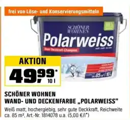 OBI SCHÖNER WOHNEN WAND- UND DECKENFARBE,,POLARWEISS" Angebot