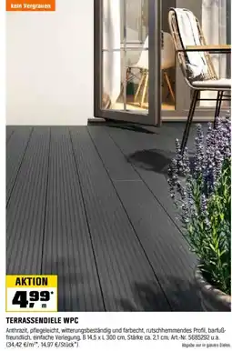 OBI TERRASSENDIELE WPC Angebot
