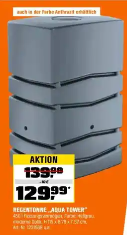 OBI REGENTONNE „AQUA TOWER" Angebot