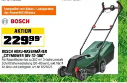 OBI BOSCH AKKU-RASENMÄHER ,,CITYMOWER 18V-32-300" Angebot