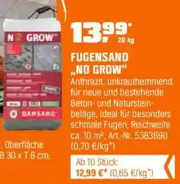 OBI FUGENSAND ,,NO GROW" Angebot