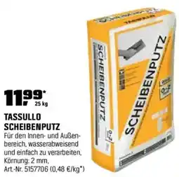 OBI TASSULLO SCHEIBENPUTZ Angebot