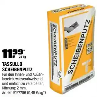 OBI TASSULLO SCHEIBENPUTZ Angebot