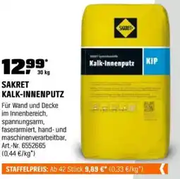 OBI SAKRET KALK-INNENPUTZ Angebot