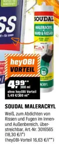 OBI SOUDAL MALERACRYL Angebot