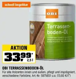 OBI OBI TERRASSENBODEN-ÖL Angebot