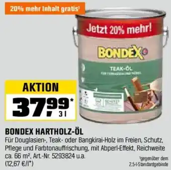 OBI BONDEX HARTHOLZ-ÖL Angebot