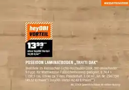 OBI POSEIDON LAMINATBODEN ,,TAHITI OAK" Angebot