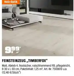 OBI FEINSTEINZEUG „TIMBERFOX" Angebot