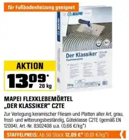 OBI MAPEI FLEXKLEBEMÖRTEL ,,DER KLASSIKER" C2TE Angebot