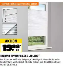 OBI THERMO-SPANNPLISSEE ,,TOLEDO" Angebot