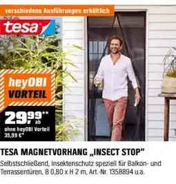 OBI TESA MAGNETVORHANG „INSECT STOP" Angebot