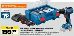 OBI BOSCH PROFESSIONAL AKKU-BOHRSCHRAUBER ,,GSR 18V-65 MOBILE WERKSTATT" Angebot
