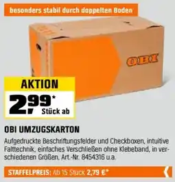 OBI OBI UMZUGSKARTON Angebot