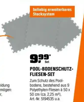 OBI POOL-BODENSCHUTZ- FLIESEN-SET Angebot