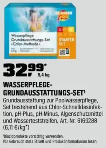 OBI Summer Fun WASSERPFLEGE- GRUNDAUSSTATTUNGS-SET Angebot