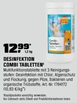 OBI Summer Fun DESINFEKTION COMBI TABLETTEN' Angebot