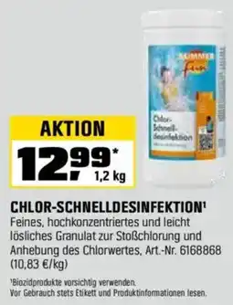 OBI Summer Fun CHLOR-SCHNELLDESINFEKTION¹ Angebot