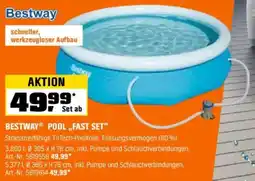 OBI BESTWAY POOL ,,FAST SET" Angebot