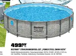 OBI BESTWAY STAHLRAHMENPOOL-SET,,POWER STEEL SWIM VISTA" Angebot