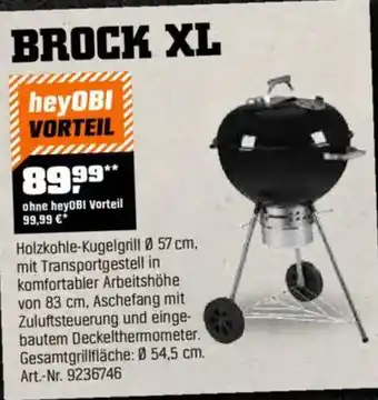 OBI JAMESTOWN GRILL BROCK XL Angebot