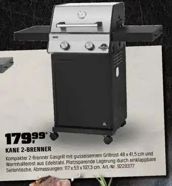 OBI JAMESTOWN GRILL KANE 2-BRENNER Angebot