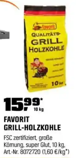 OBI FAVORIT GRILL-HOLZKOHLE Angebot